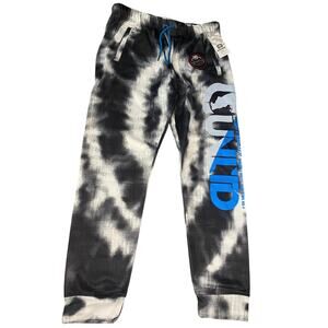 Ecko Unltd. Men's Tie-Dye Jogger Pants Size 2XL Black White Blue Graphic Logo